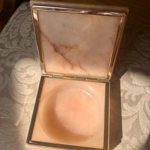 Alabaster Jewelry Box. Genuine Alabaster Stone. Vintage. Made in Italy.